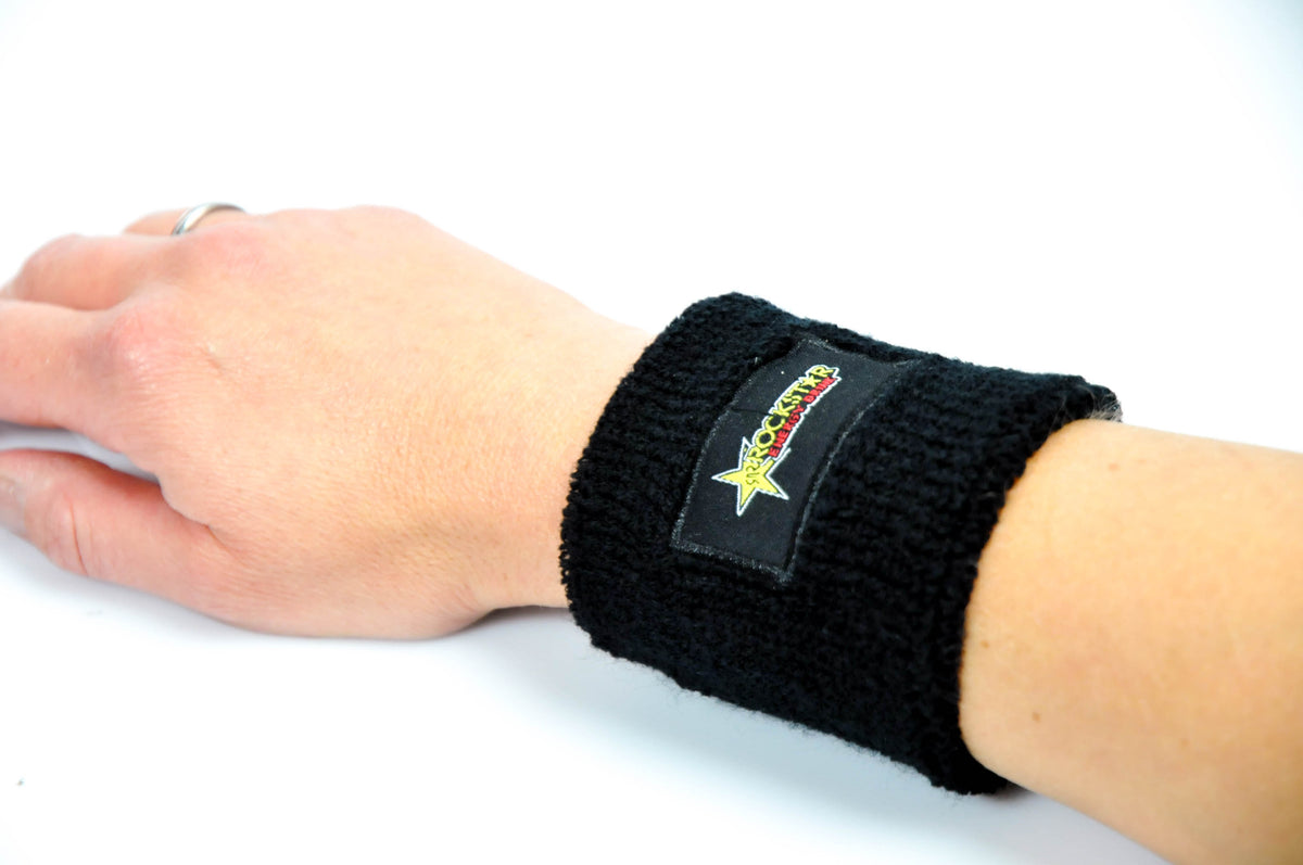 Rockstar Energy sweatband black "RS" Wallet with zipper