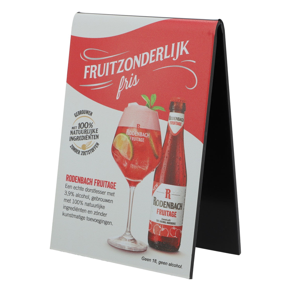 Rodenbach Beer Acrylic Table Display Card Holder Price Board 4.5x8.5x12 cm – View 2