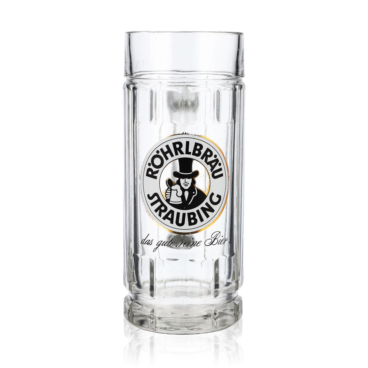 Röhrlbräu beer glass Beer stein Glasses Mug 0.5l Jug Straubing