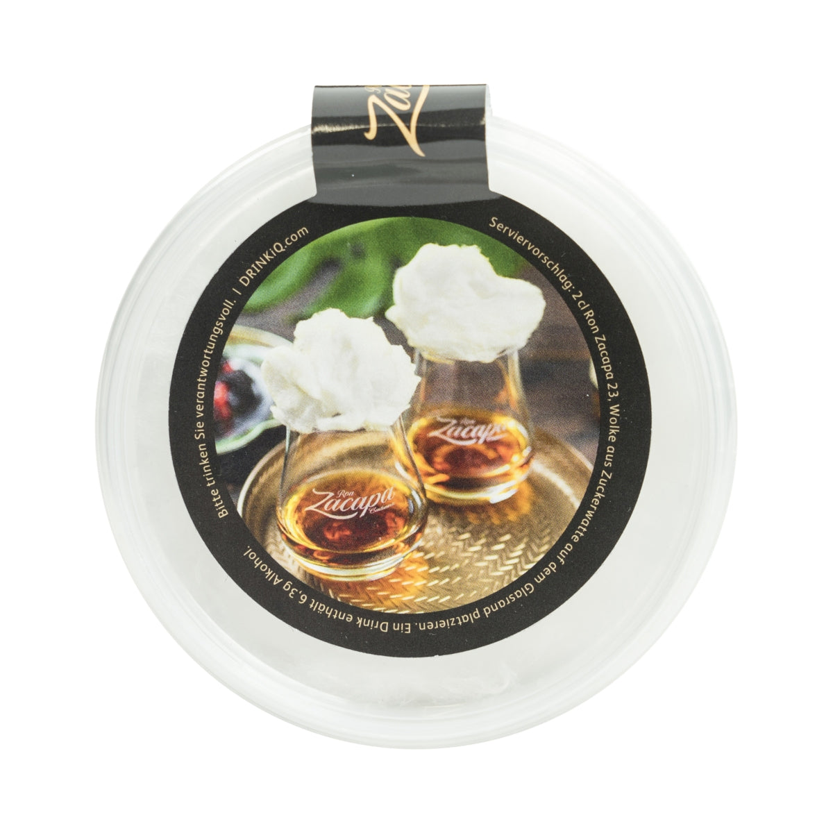 Ron Zacapa Vanilla-Flavored Cotton Candy Rum Cocktail Glass Decoration Cloud – View 3