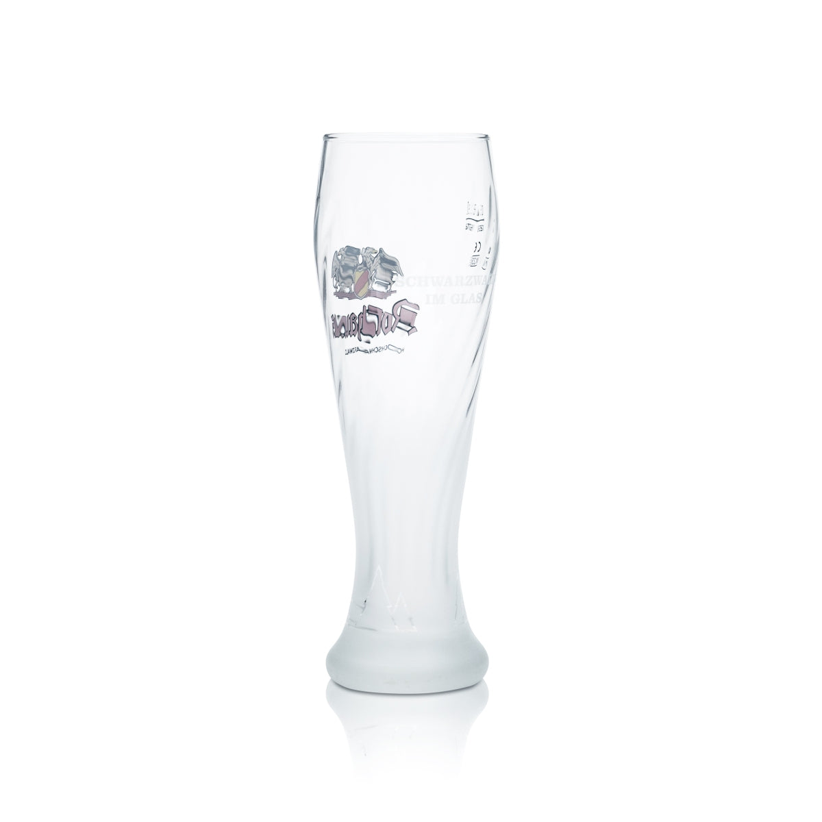 Rothaus Beer Glass 0.5l Wheat Beer Yeast Wheat Glasses Frosted Contour Brewery Baden – View 3
