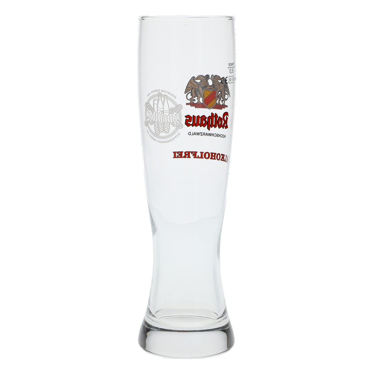 Rothaus beer glass 0,5l wheat beer glass non-alcoholic Hefeweizen glasses brewery Baden – View 3