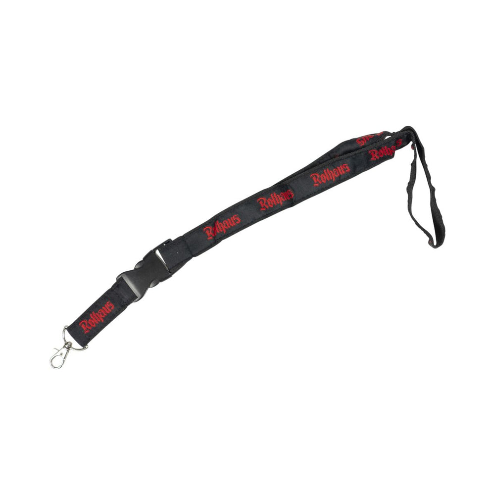 Rothaus Key Lanyard Batch Holder Black Red Clip Carabiner Accessory