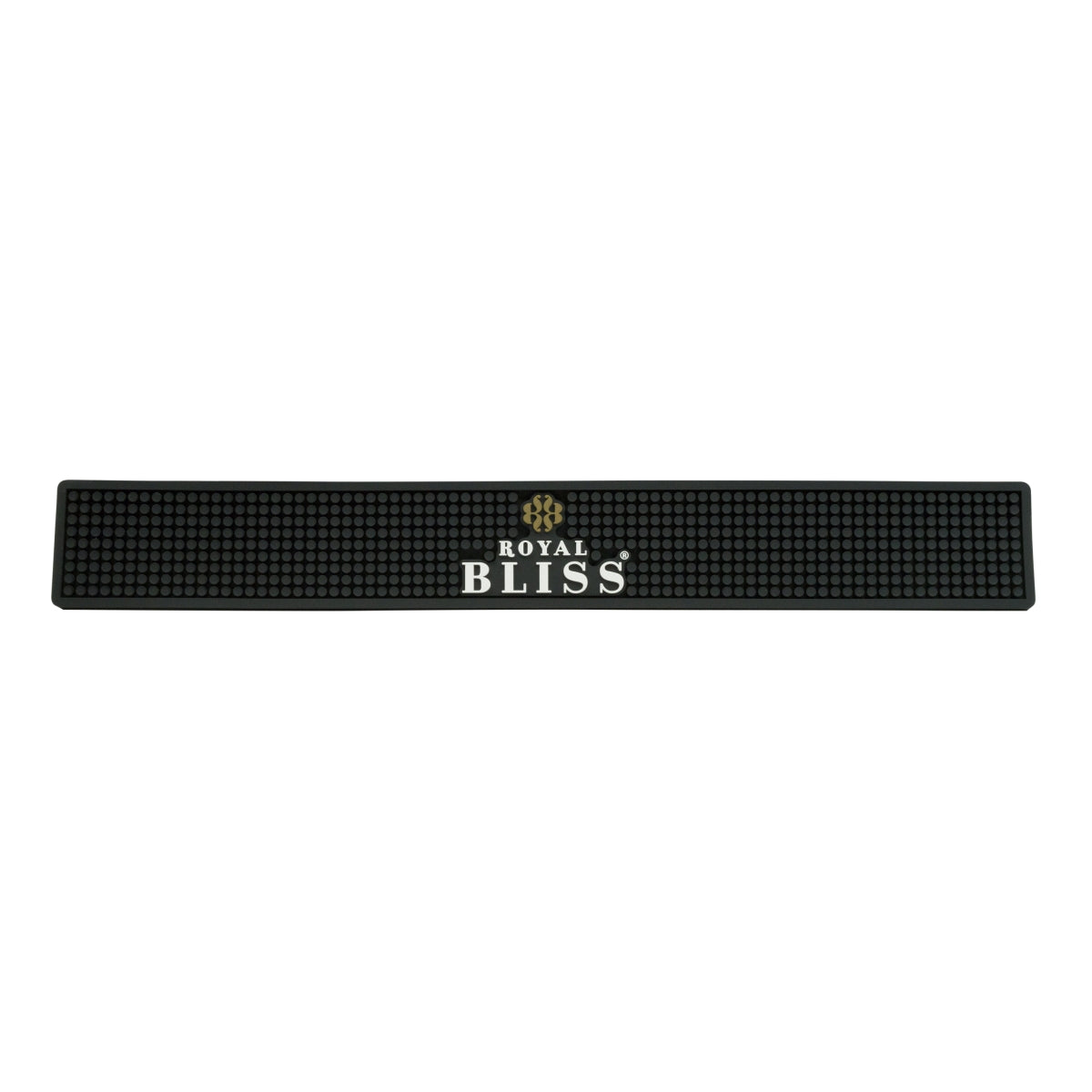 Royal Bliss Liqueur Bar Mat Drain Mat Bar Accessories Black 60x8