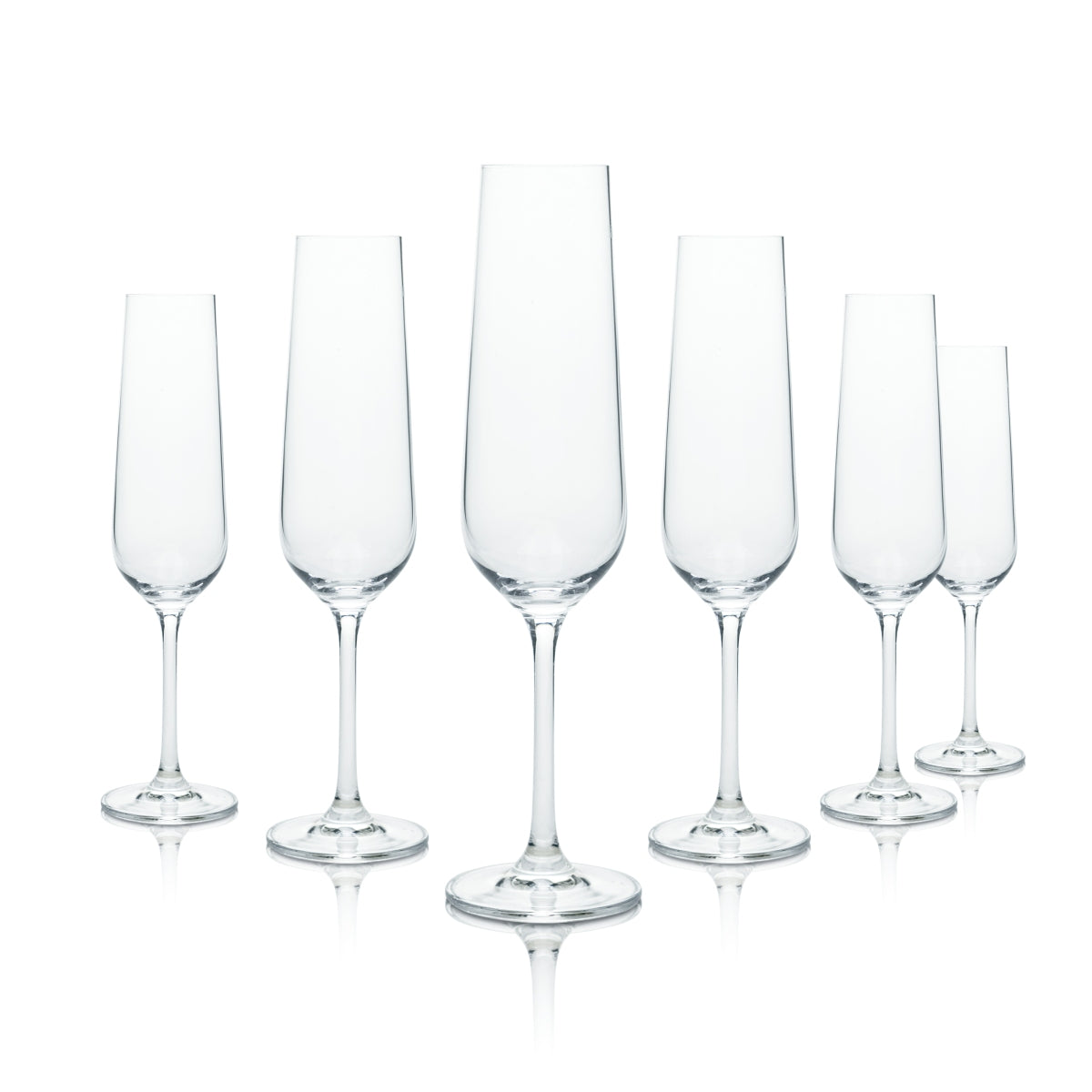 Sahm Glass 0.22 l Champagne Sparkling Wine Secco Flute Glasses Strix