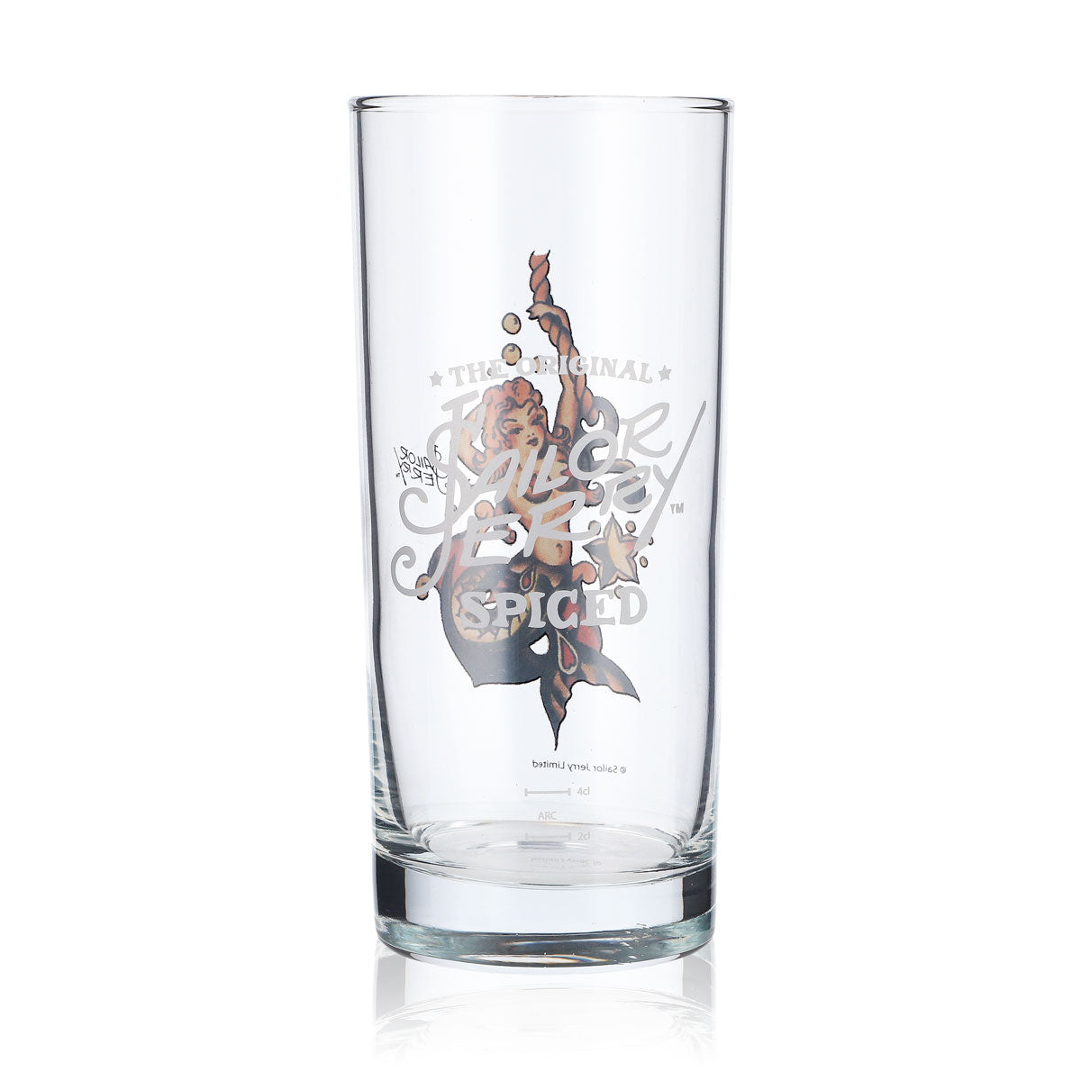 Sailor Jerry Rum Glass Cocktail Glass 0.36l Mug/Long Drink Glass Mermaid