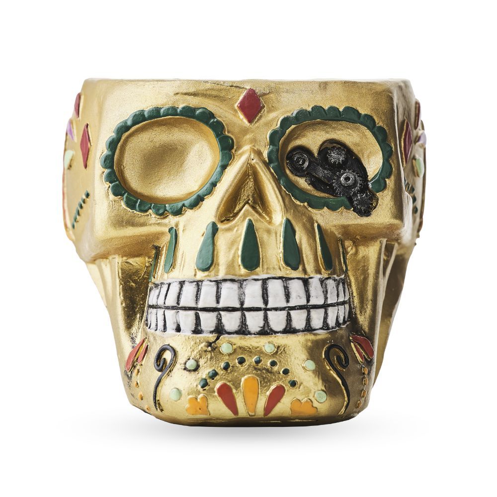Salitos Gold Skull Ashtray for Bars & Beer – View 2