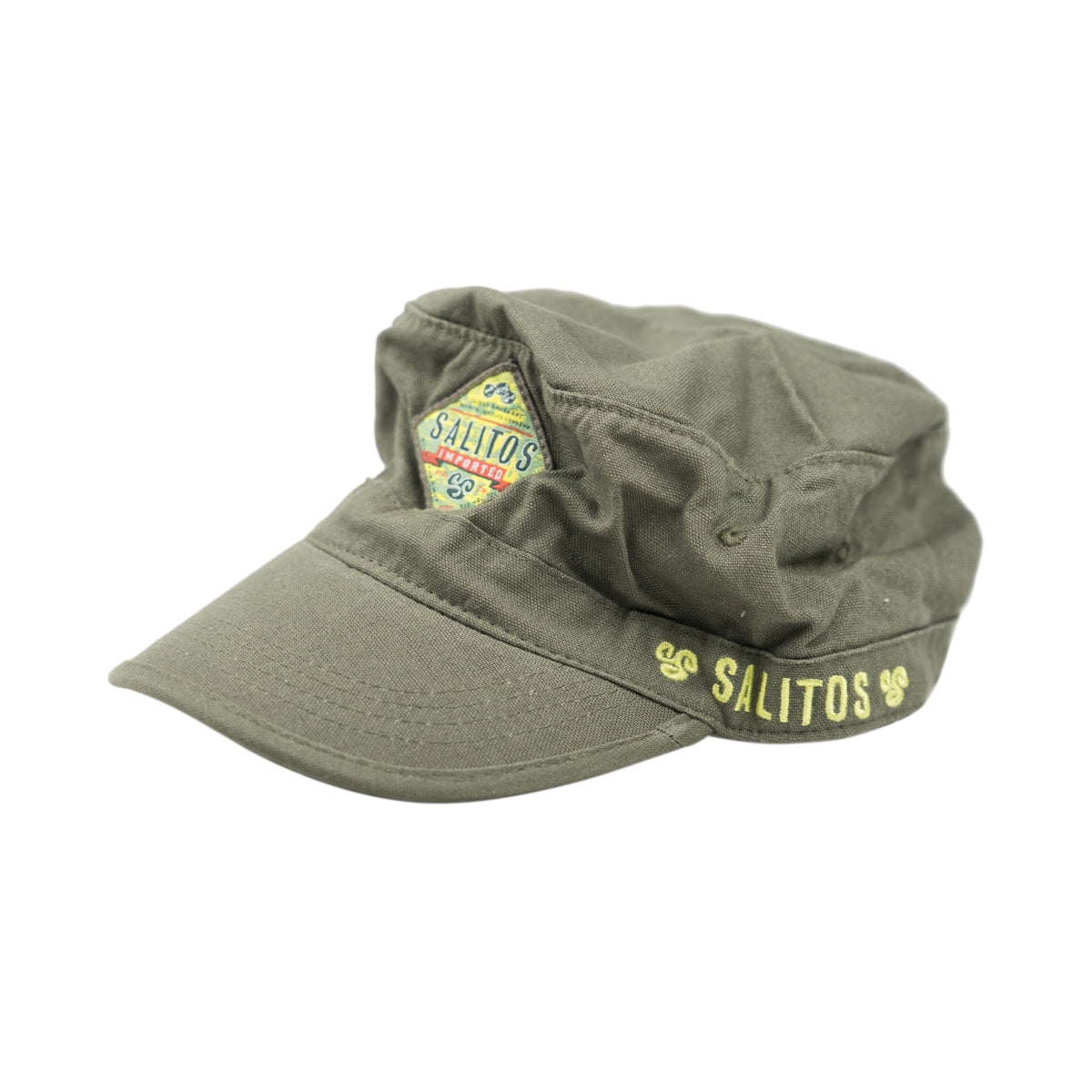 Salitos Beer Cap Military Olive Green Hat Cap Baseball Cap Logo