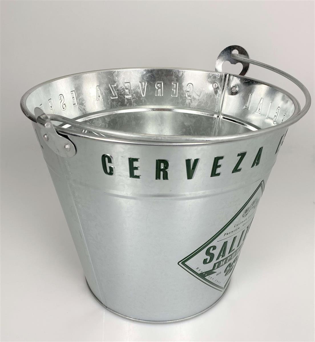 Salitos Beer Cooler Metal Bucket Ice Bucket Cooler Bottle Drink Cooler Ice – View 5
