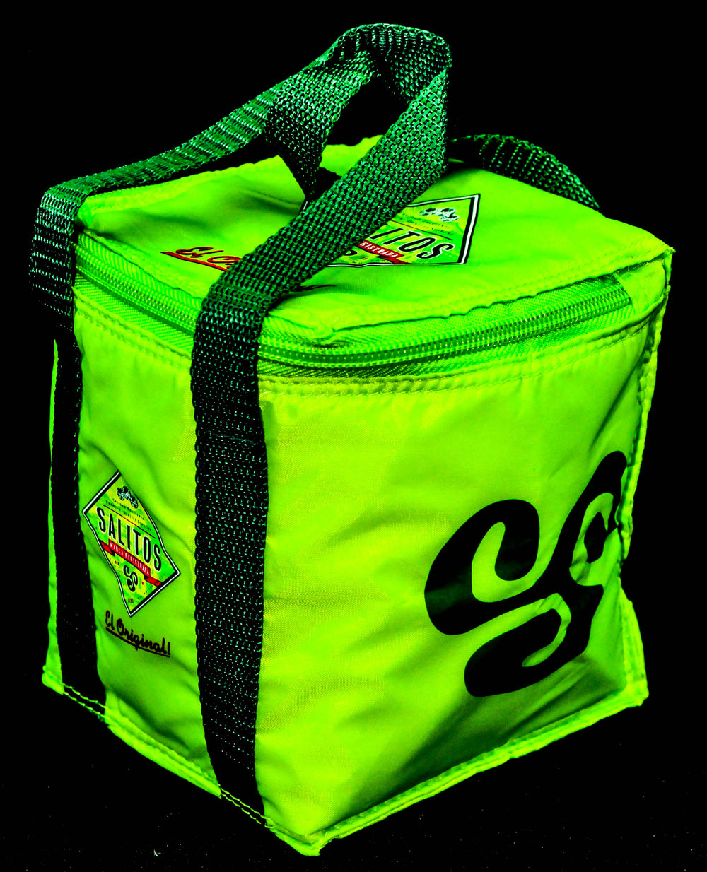Salitos Beer Cooler Bag Can Cooler Bag Beach Cooler Bag Small Green Insulated