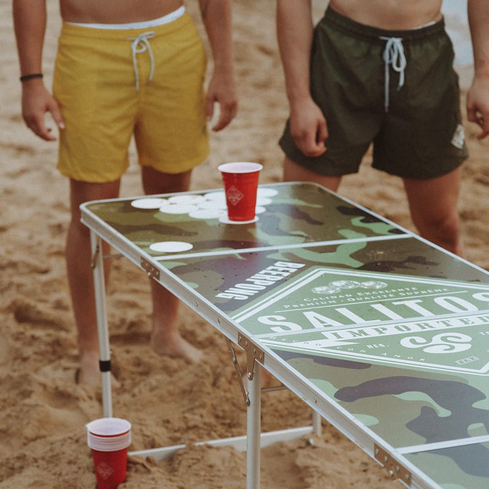 Salitos Beer Pong Table Party Tool Drinking Game Tournament Size Foldable Beer Cups – View 2