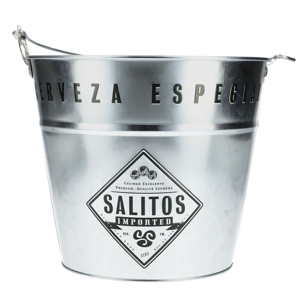 Salitos Metal Bucket Cooler 5L Ice Bucket Ice Cube Container Bar Accessories