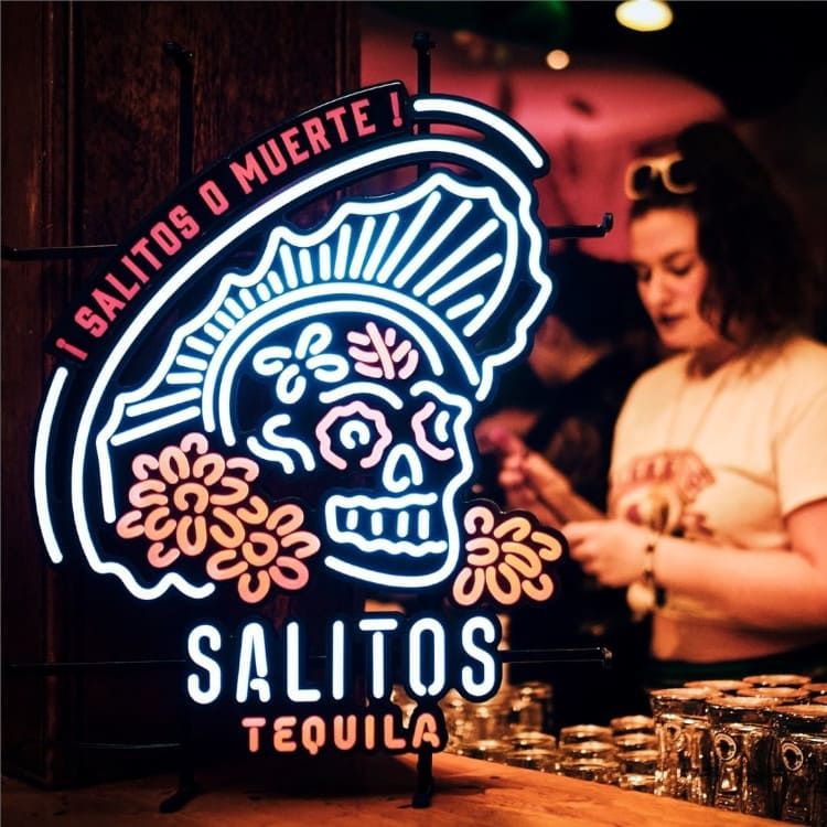 Salitos Neon Sign LED Neon Sign Muerte Indoor Dimmable Display Decoration – View 3