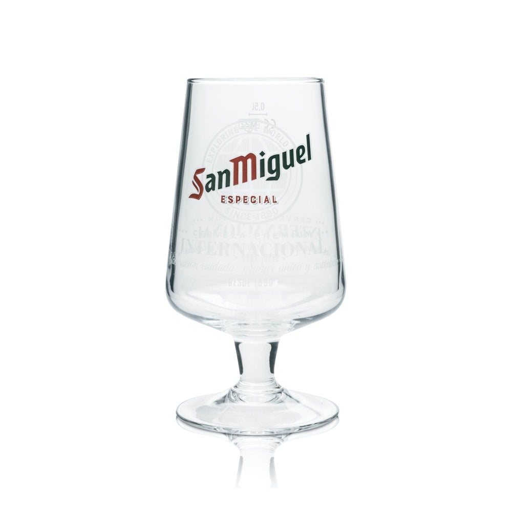 San Miguel Beer Glass 0.5l Cup Especial International Glasses Beer Tulip