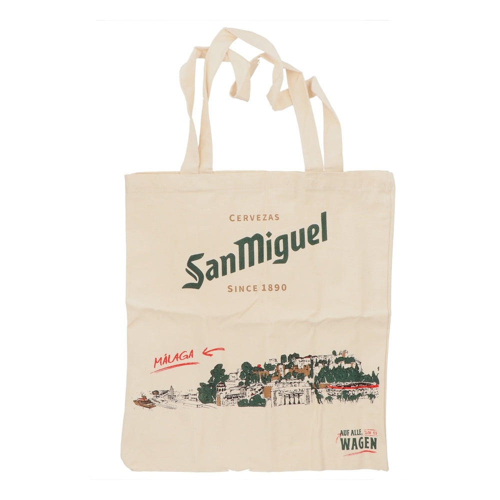 San Miguel Beer Canvas Bag Jute Bag Tote Bag Shopping Bag "Malaga"