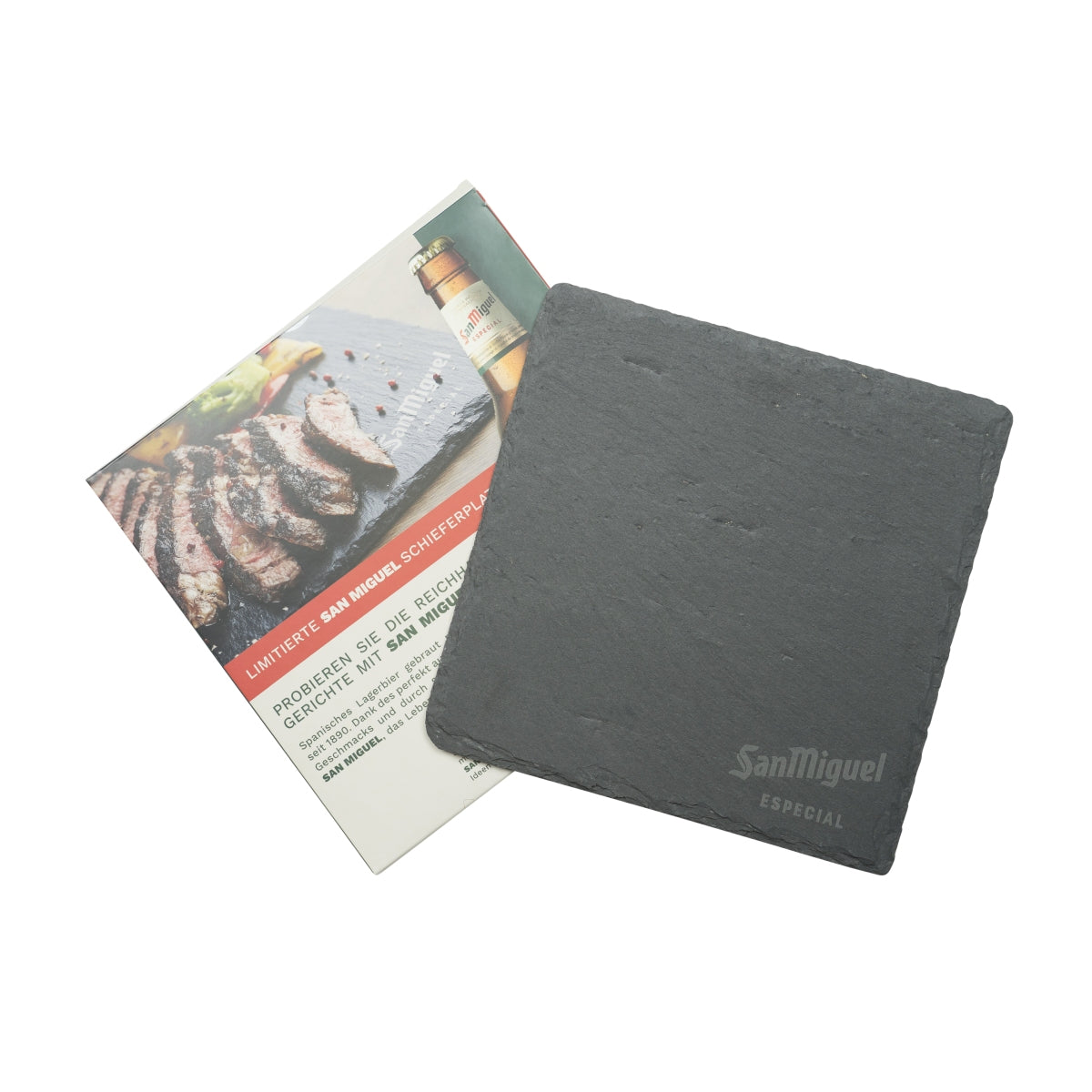 San Miguel Beer Slate Plate Serving Coaster Steak Grill BBQ Stone – View 2