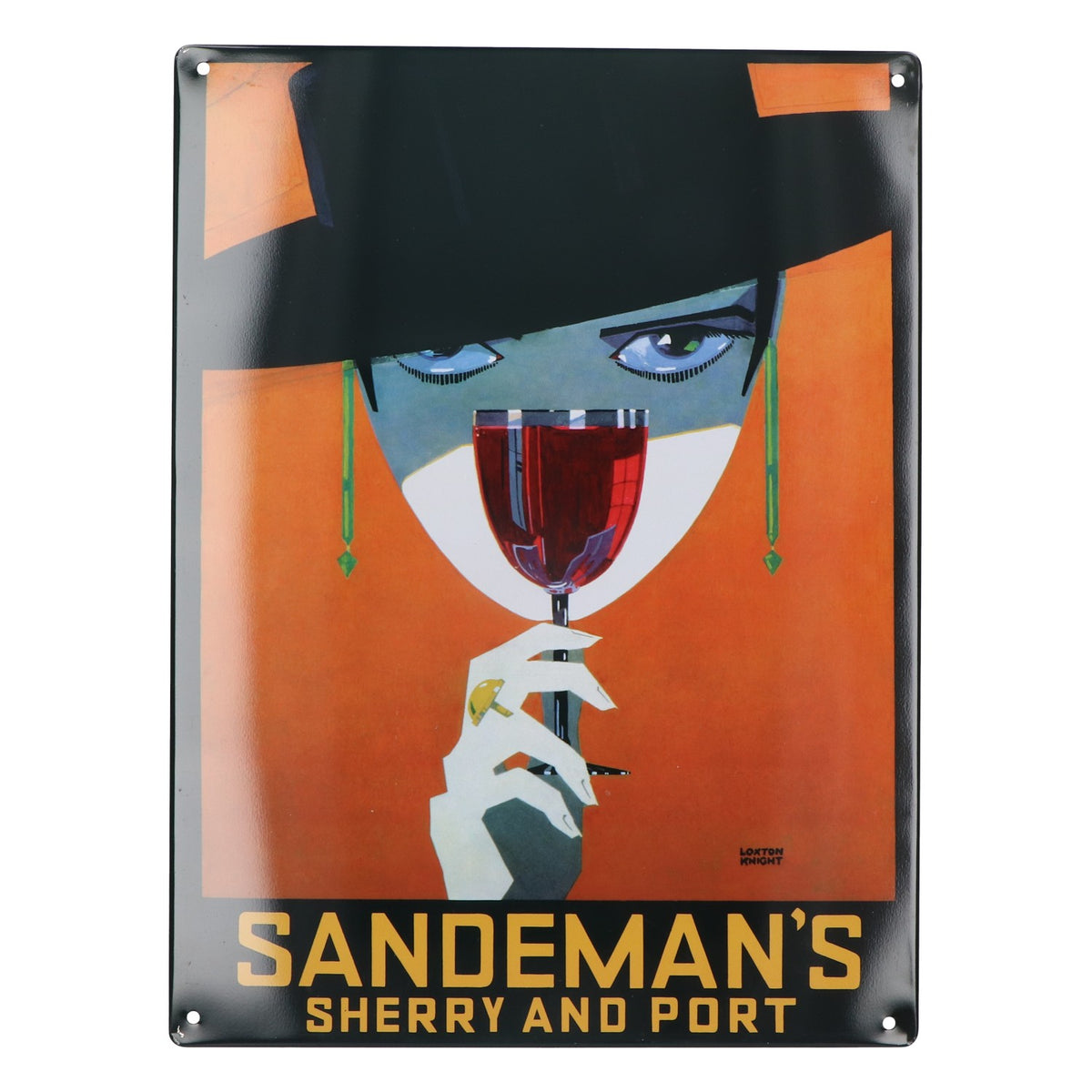 Sandeman tin sign 40x30 cm wall sign advertising sign decoration merch B-goods