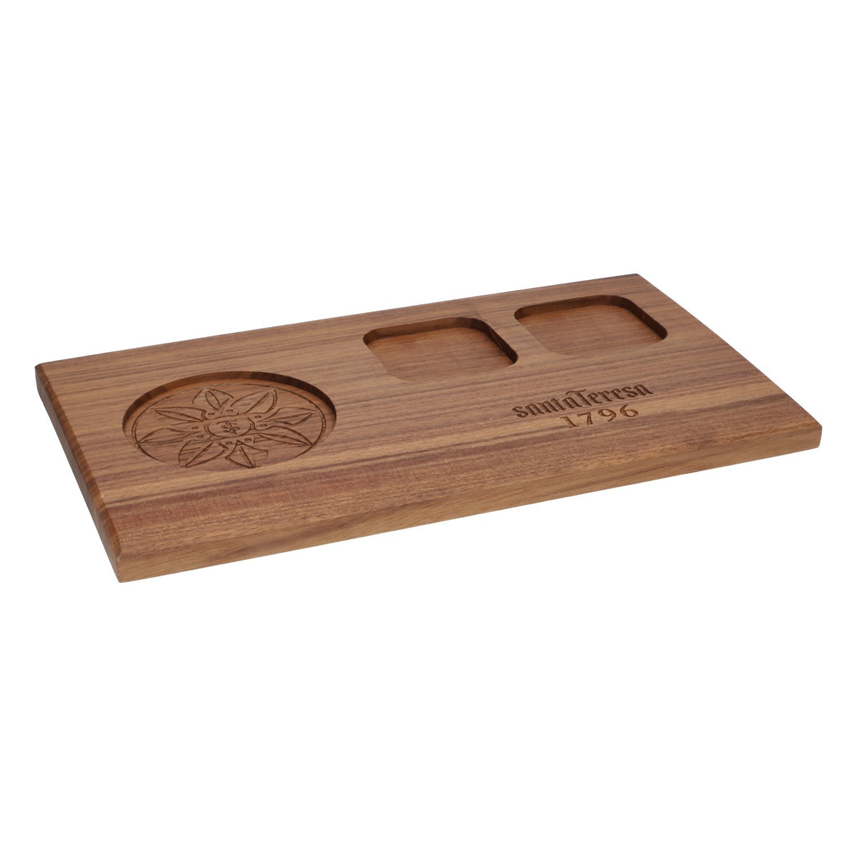 Santa Teresa 1796 Glorifier wooden board serving tray stand bar accessories – View 3