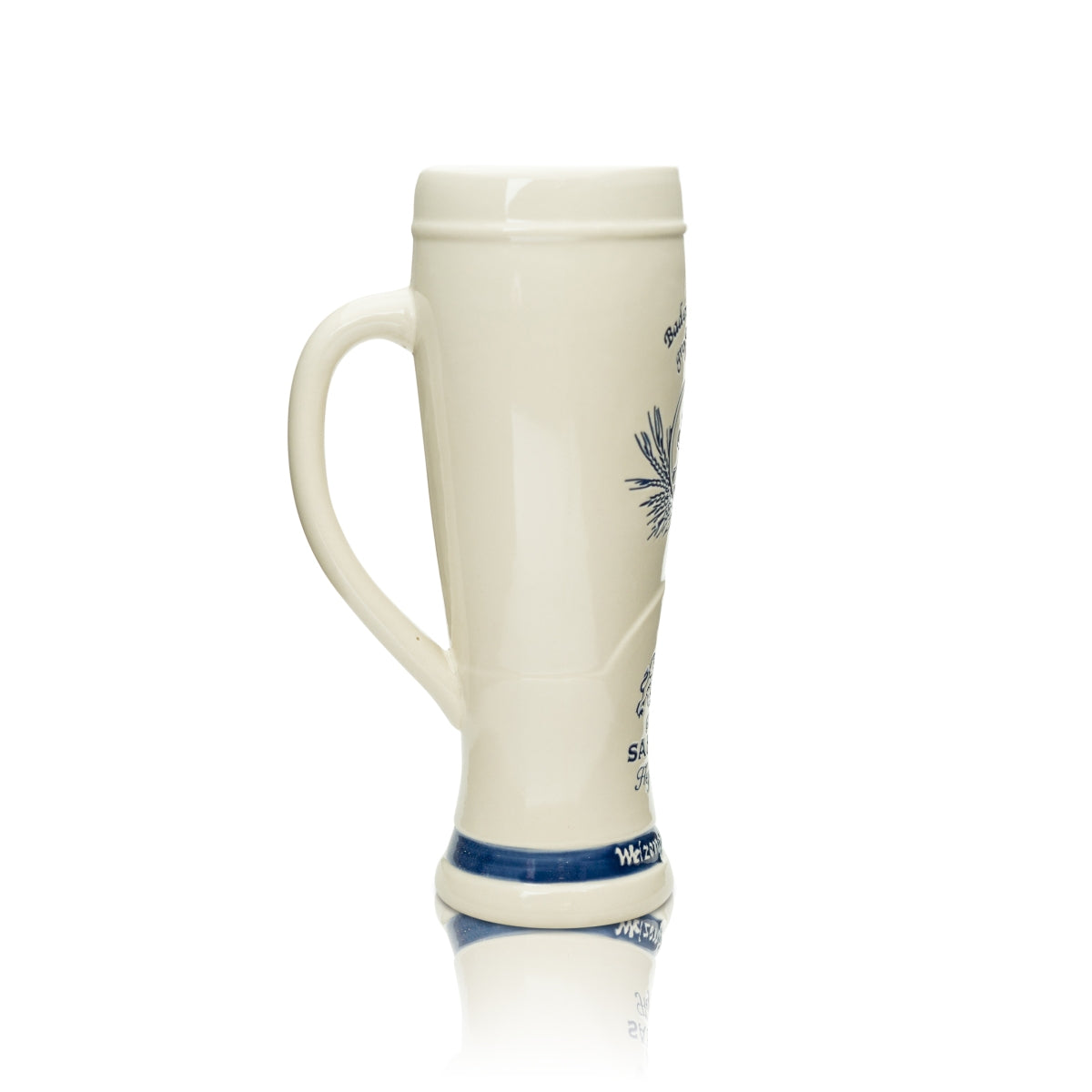 Sanwald Beer Glass 0.5l Wheat Beer Clay Relief "Lion" Yeast Wheat Glasses Mug Beer – View 2