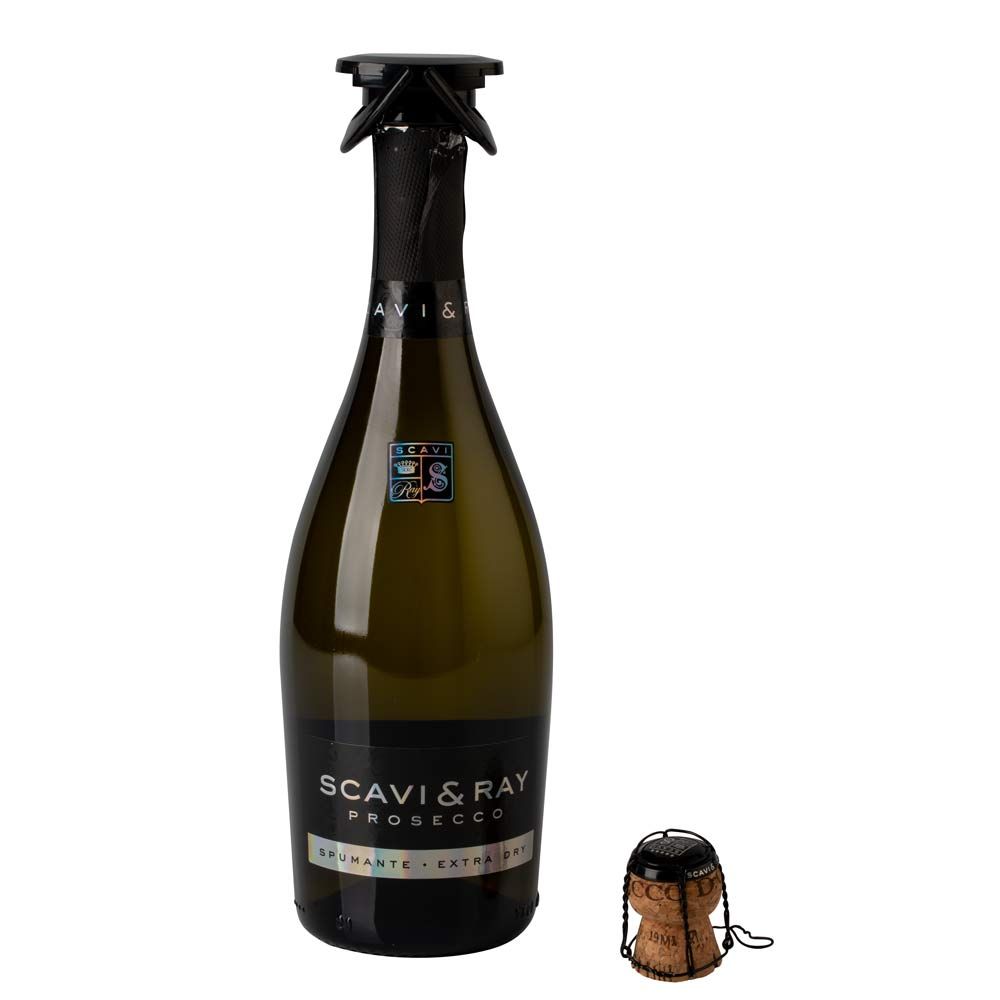 Scavi & Ray Bottle Stopper Prosecco Saver Carbonated Sparkling Wine Champagne Lever