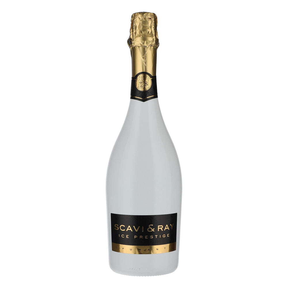 Scavi & Ray EMPTY Prosecco Show Bottle Decorative Bottle Show Bottle White 0.75 L