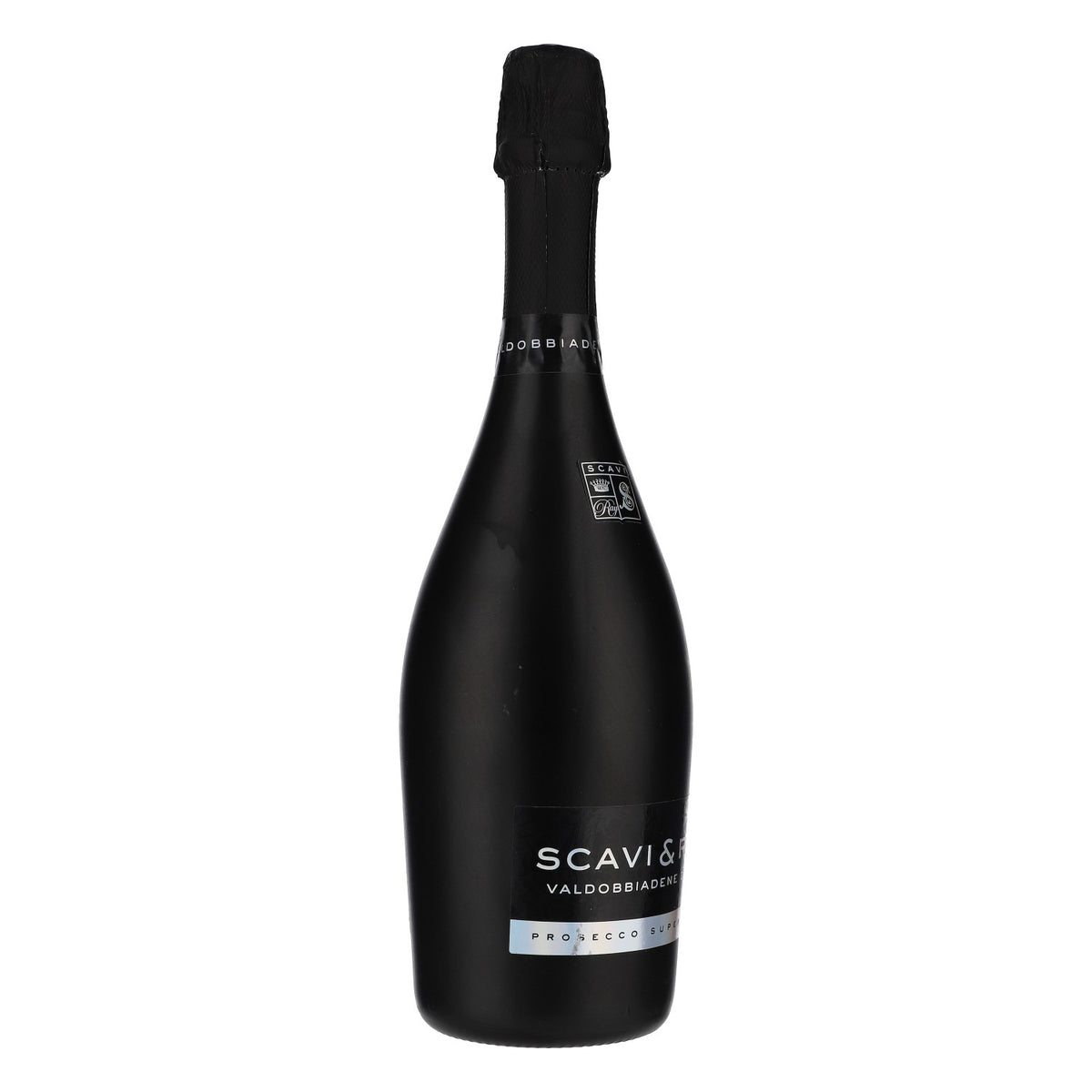 Scavi & Ray EMPTY Prosecco Show Bottle Decorative Bottle Show Bottle 0.75l Matte Black – View 2