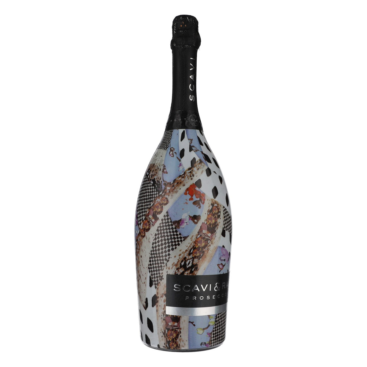 Scavi & Ray EMPTY Prosecco Show Bottle Decorative Bottle Show Bottle 1.5L Black – View 2