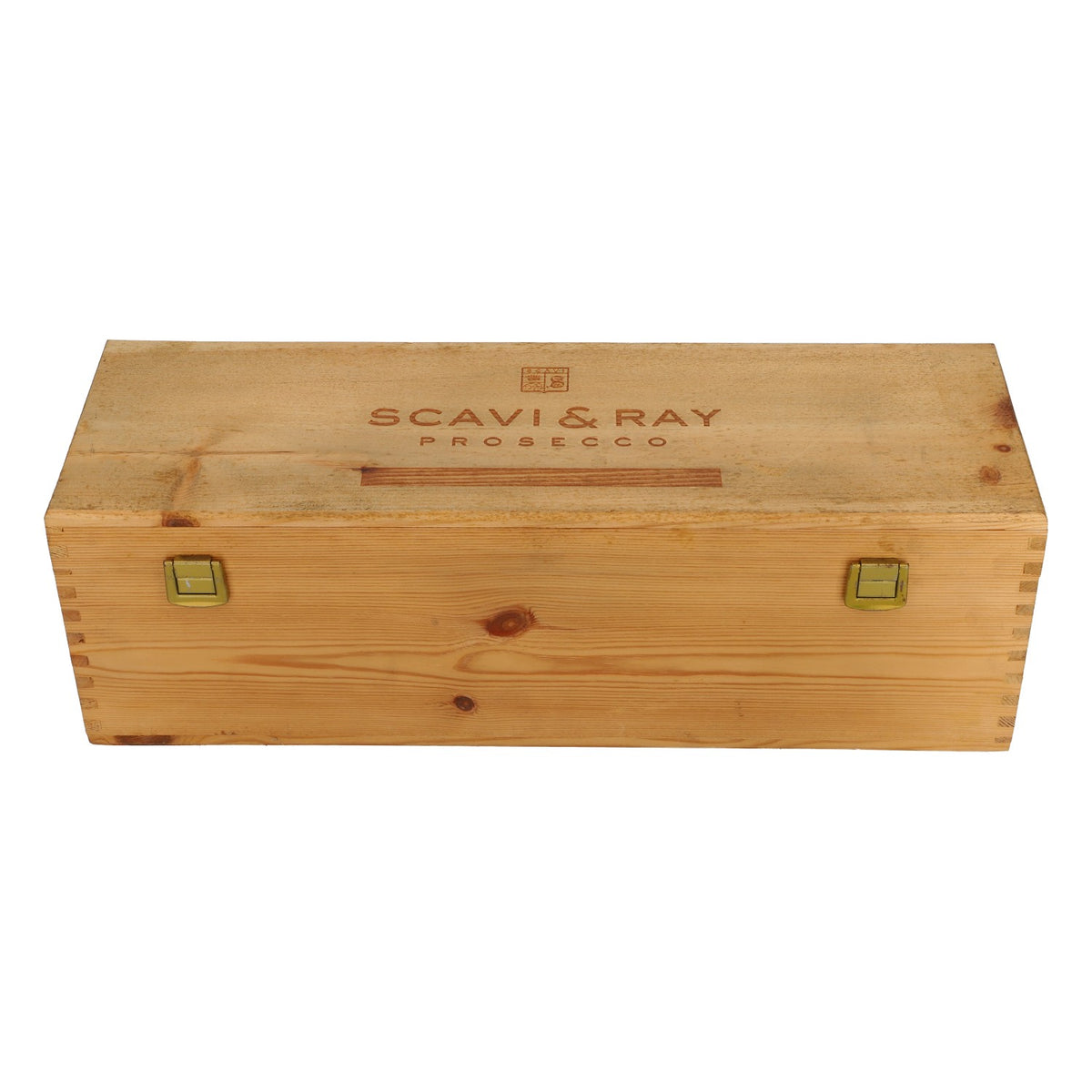 Scavi & Ray Prosecco Show Real Glass Bottle Decorative Bottle Show Bottle 1.5 L With Wooden Box – View 2