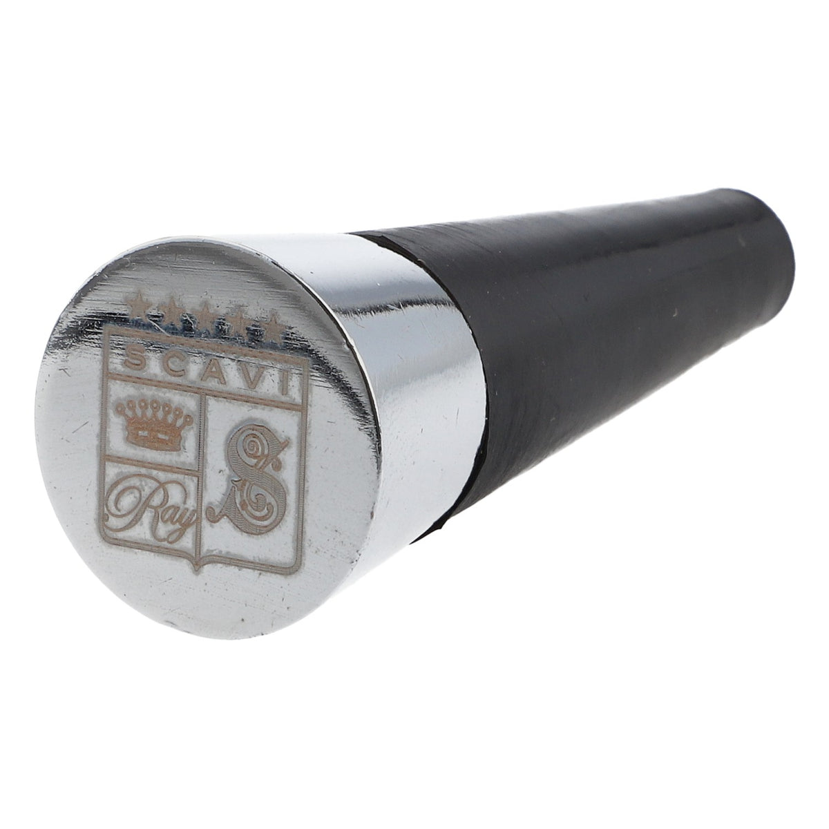 Scavi & Ray Sparkling Wine Stainless Steel Bottle Stopper Lid Sealer V-Shape Black
