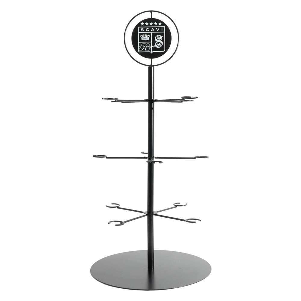 Scavi & Ray Champagne Glass Tree Black 12 Glasses Holder Serving Tree