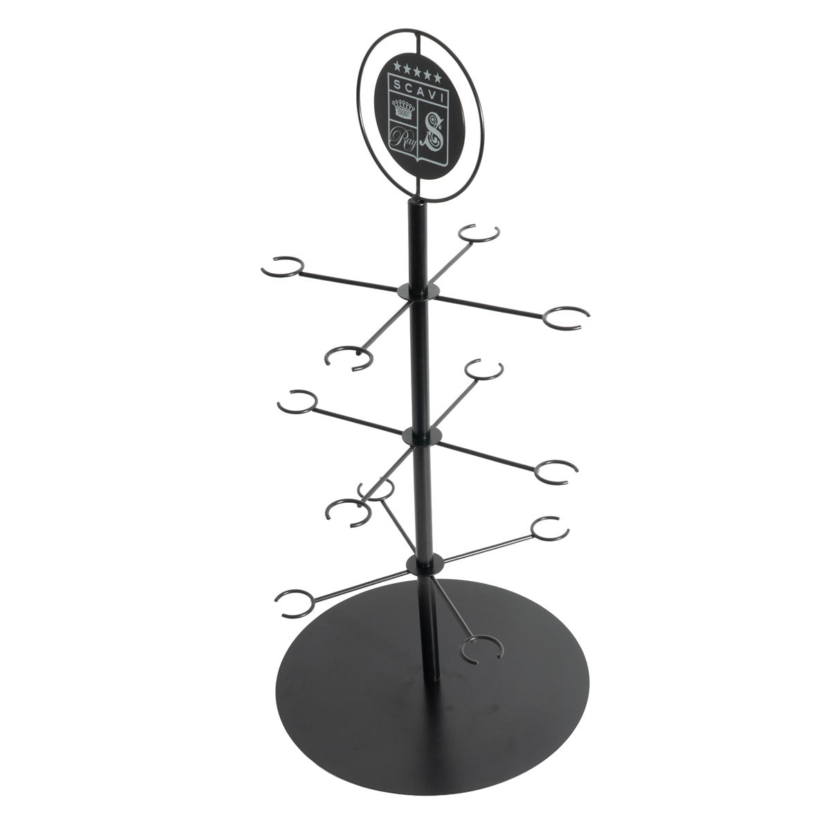 Scavi & Ray Champagne Glass Tree Black 12 Glasses Holder Serving Tree – View 7