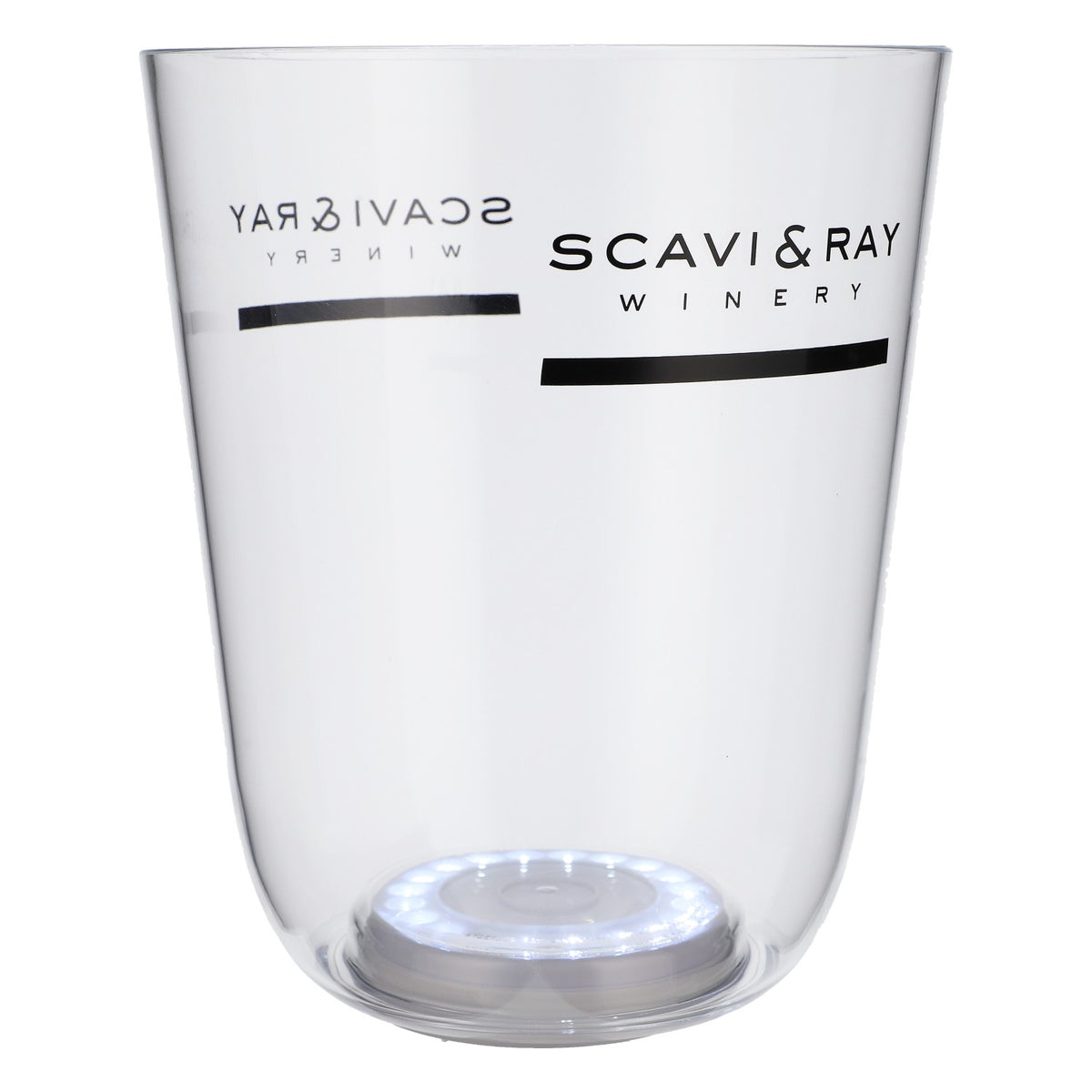 Scavi & Ray Sparkling Wine Cooler Bottle Cooler Ice Cube Tray Transparent LED incl. Power Supply – View 3