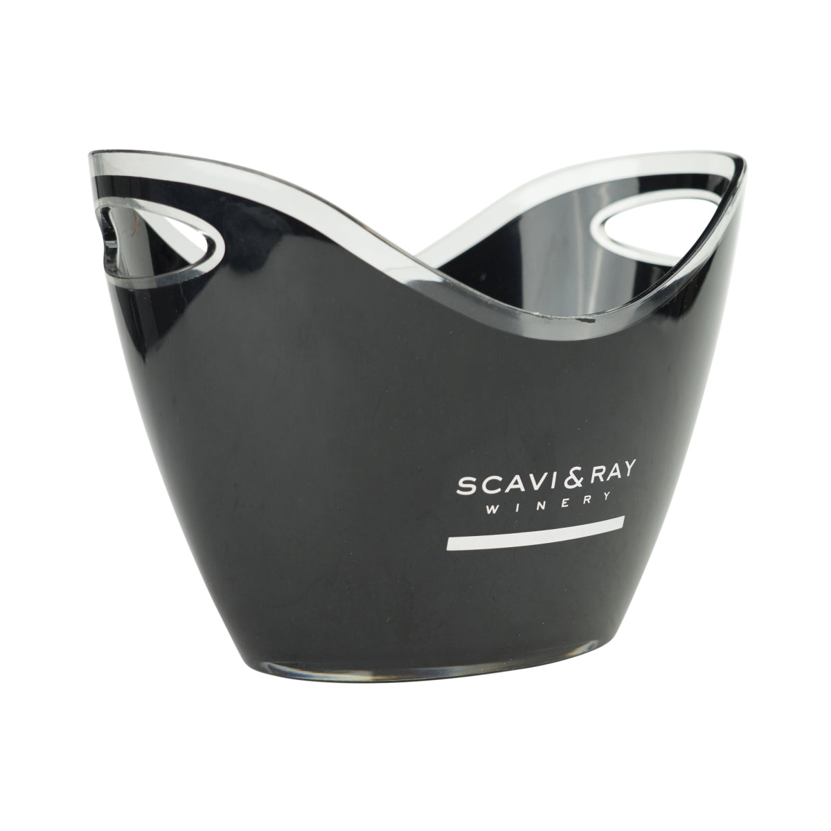 Scavi & Ray Sparkling Wine Cooler Single Matt Black Small Used Ice Cubes Bottles