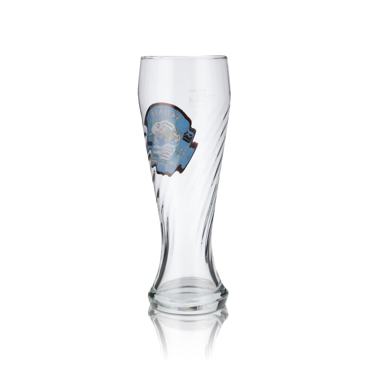 Schäffs wheat beer glass 0,5l Helle Weisse Hefeweizen glasses contour glass brewery – View 3