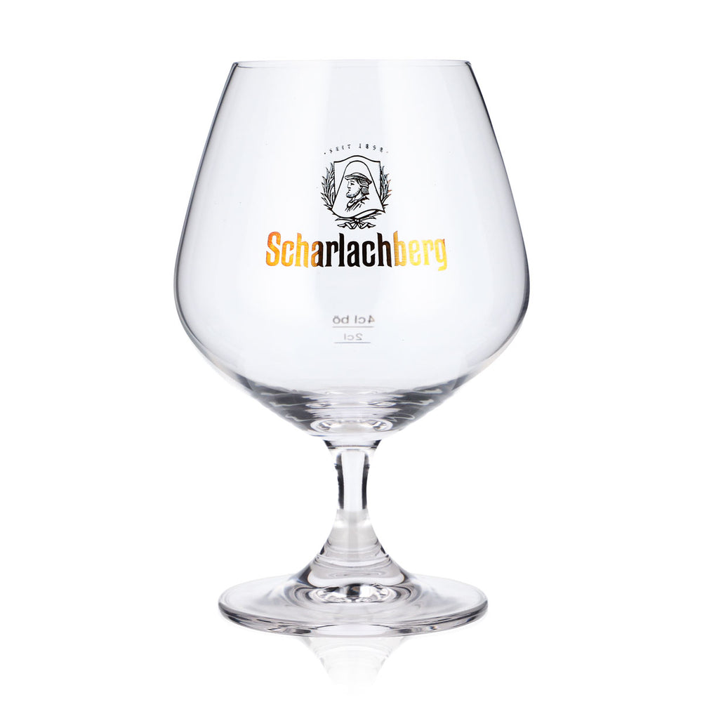 Scharlachberg Cognac Glass, 4 cl, Swirled, Copper, Logo