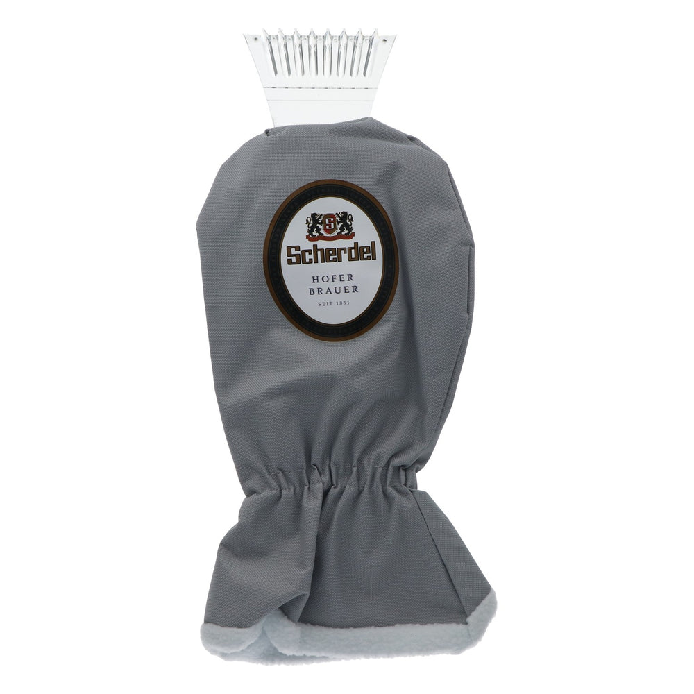 Scherdel Beer Ice Scraper with Glove - Car Accessories - Winter Accessories