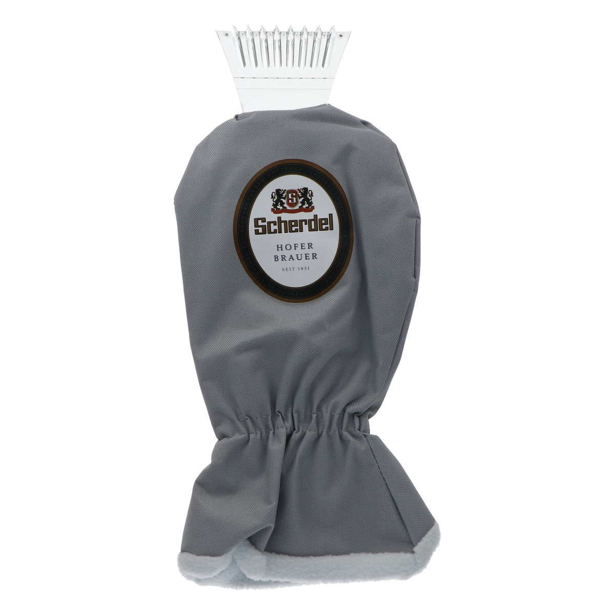 Scherdel Beer Ice Scraper with Glove - Car Accessories - Winter Accessories