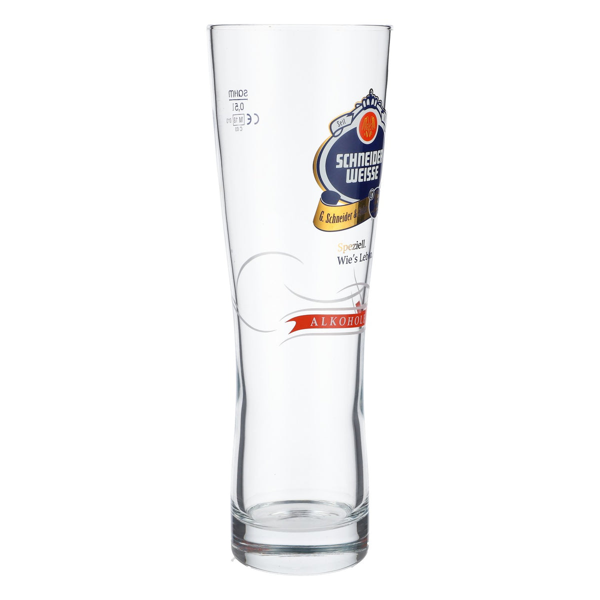 Schneider Weisse Beer Glass 0.5l Glasses Trophy Non-alcoholic Special Life – View 2