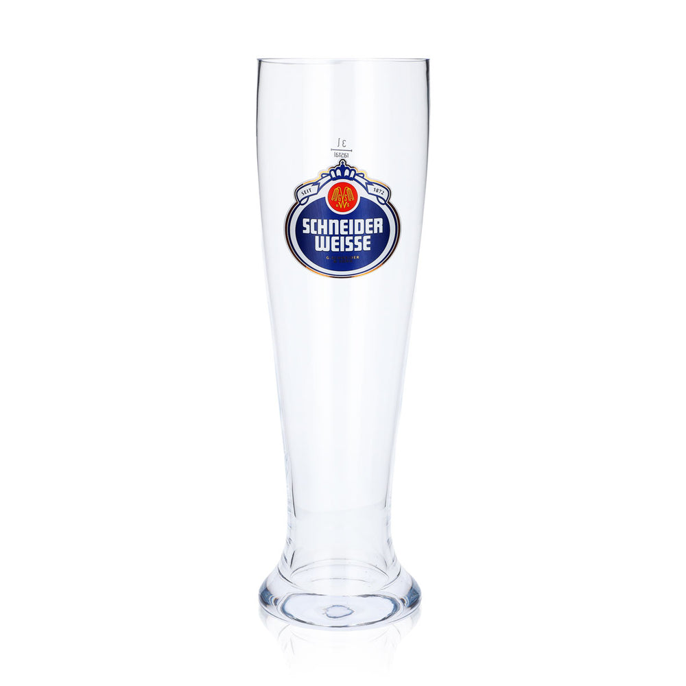 Schneider White Beer Glass, 3 L, XXL Wheat Beer Glass