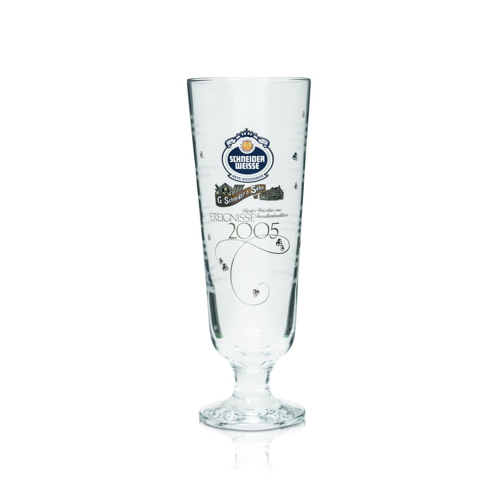 Schneider Weisse beer glass 0.5l beer goblet events 2005 special edition glasses