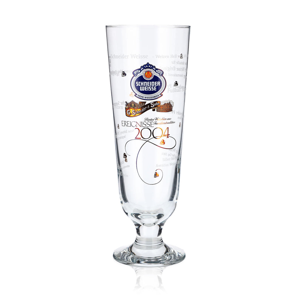 Schneider Weisse beer glasses, 0.5 l, special edition, events 2004