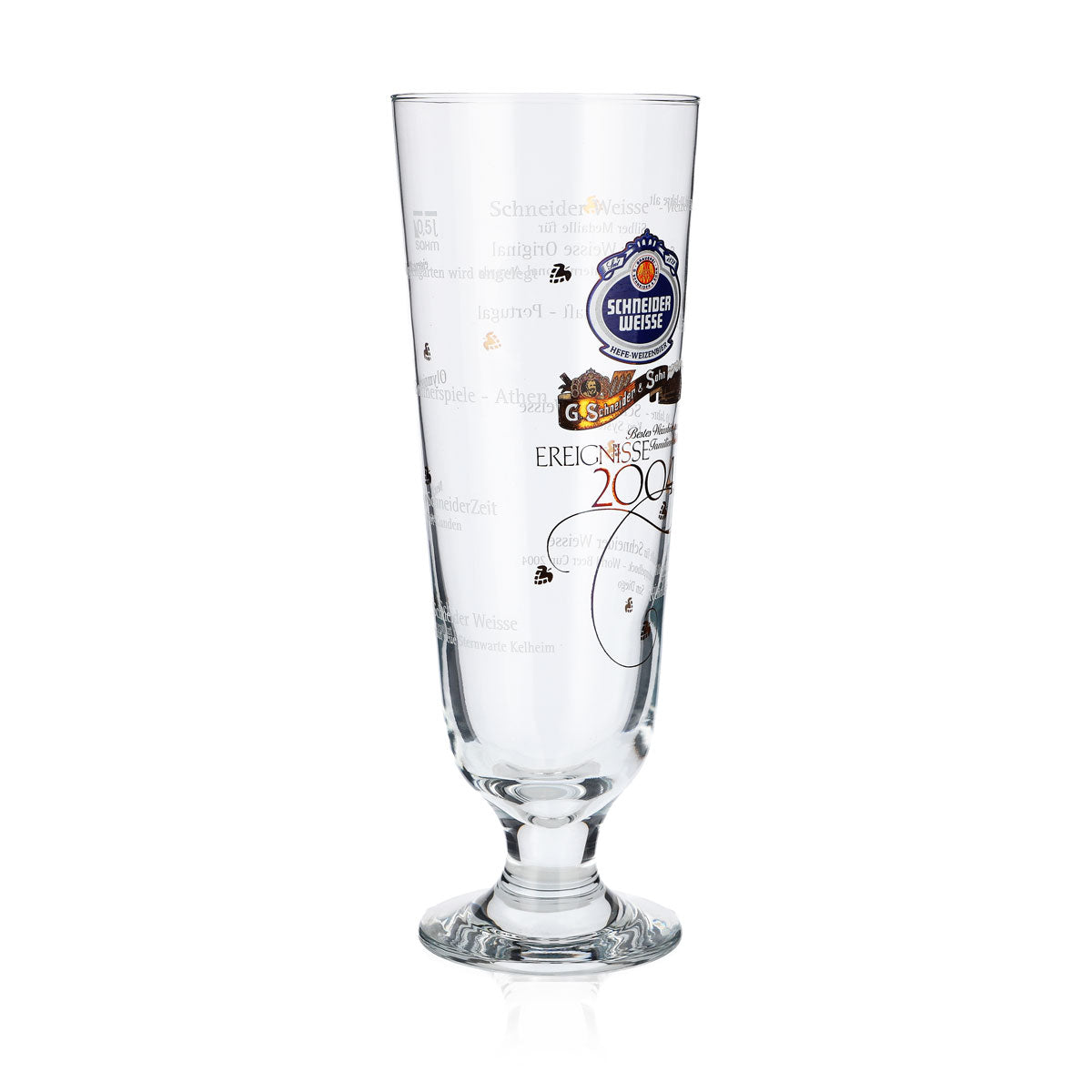 Schneider Weisse beer glasses, 0.5 l, special edition, events 2004 – View 2