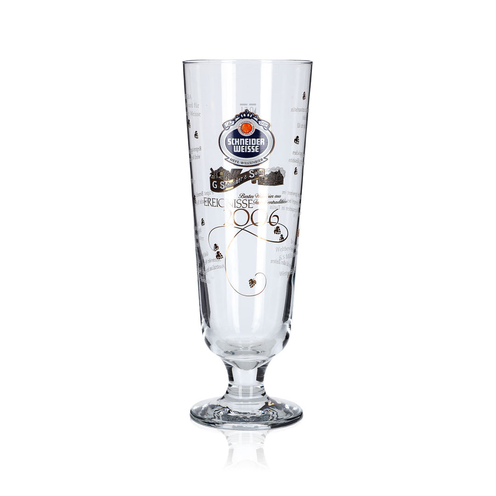 Schneider Weisse Glass 0.5l Antique Cup Glasses Special Edition Events 2006