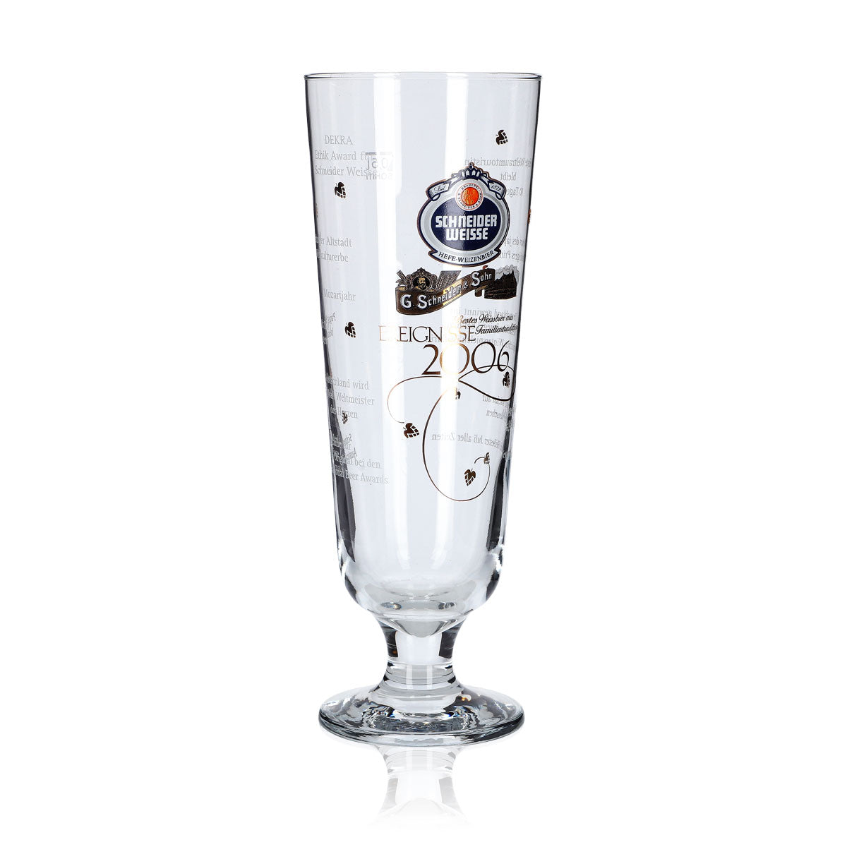 Schneider Weisse Glass 0.5l Antique Cup Glasses Special Edition Events 2006 – View 2