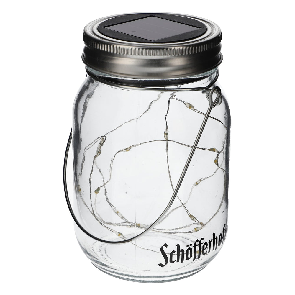 Schöfferhofer LED Solar Balcony Light Table Lamp Pendant Light Preserving Jar