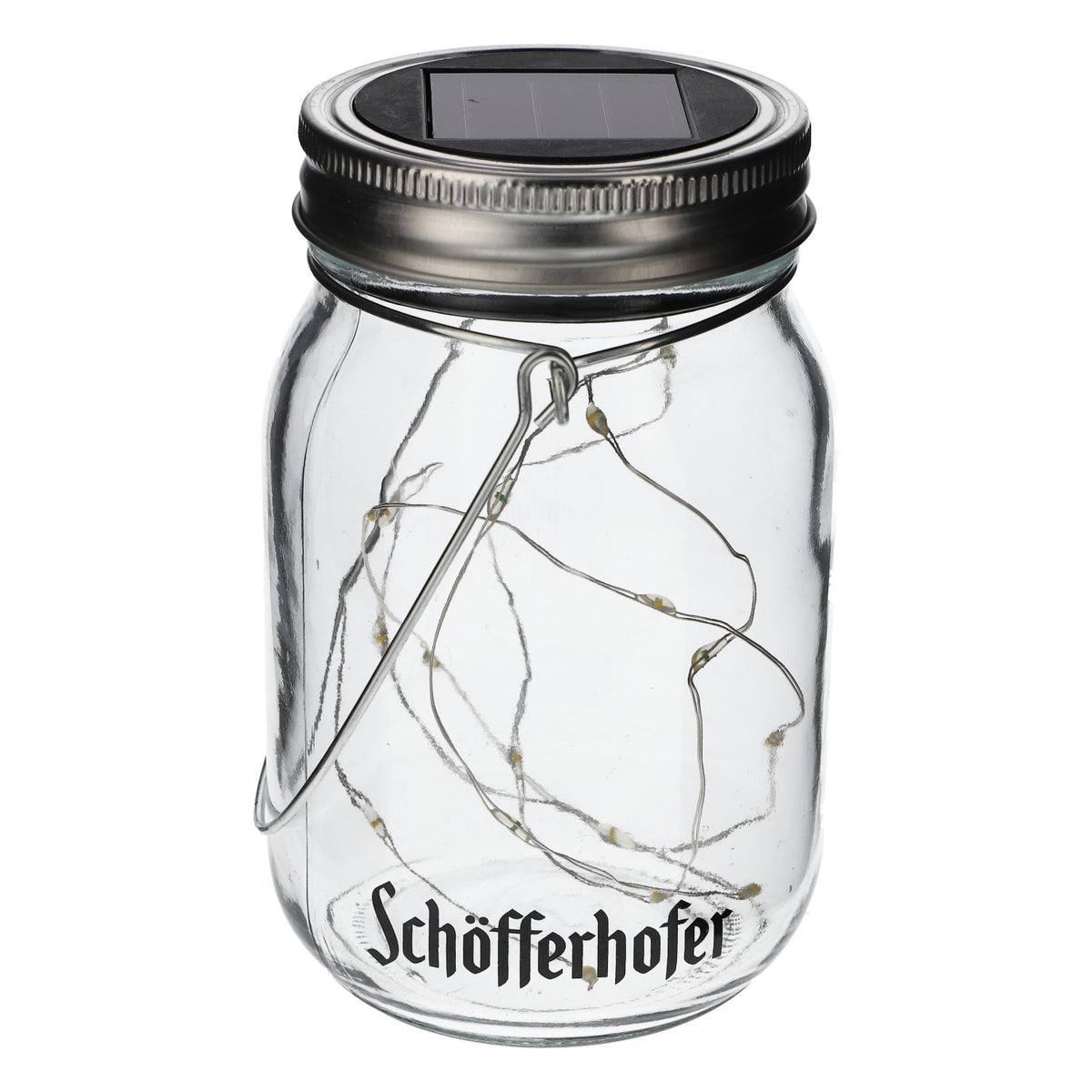 Schöfferhofer LED Solar Balcony Light Table Lamp Pendant Light Preserving Jar – View 2