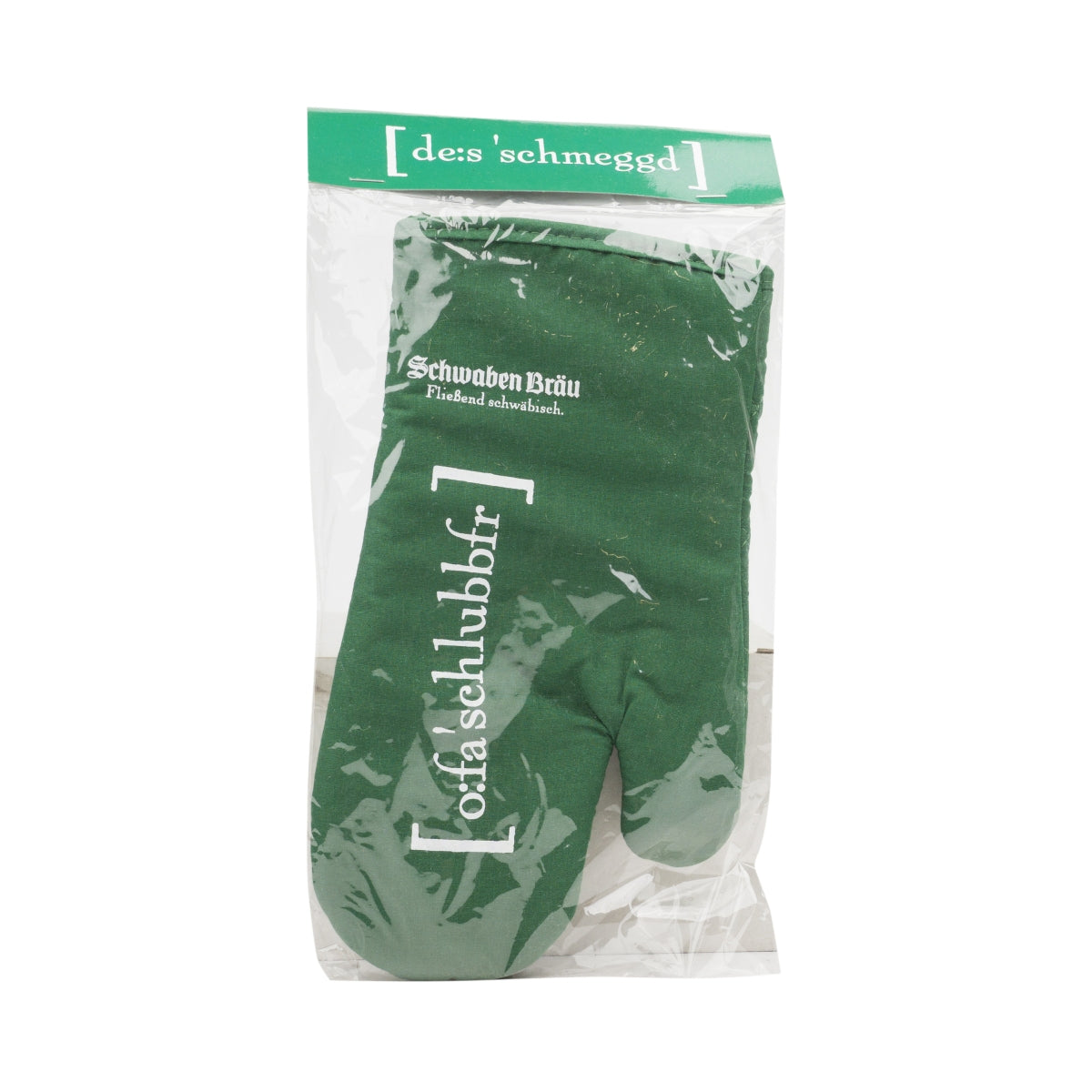 Schwaben Bräu Beer Glove Grill Kitchen Oven Oven Glove Green Thermo