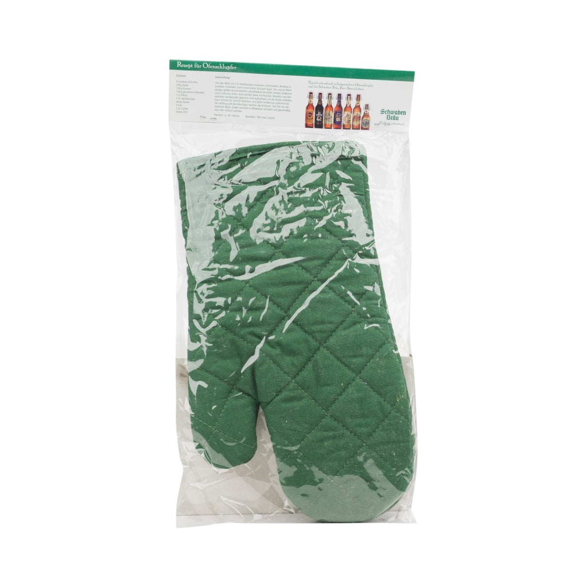 Schwaben Bräu Beer Glove Grill Kitchen Oven Oven Glove Green Thermo – View 2