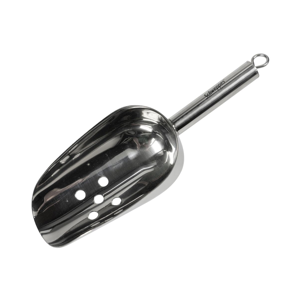 Schweppes Ice Scoop Stainless Steel Ice Cube Ladle Bar Accessories Bartool Mixology