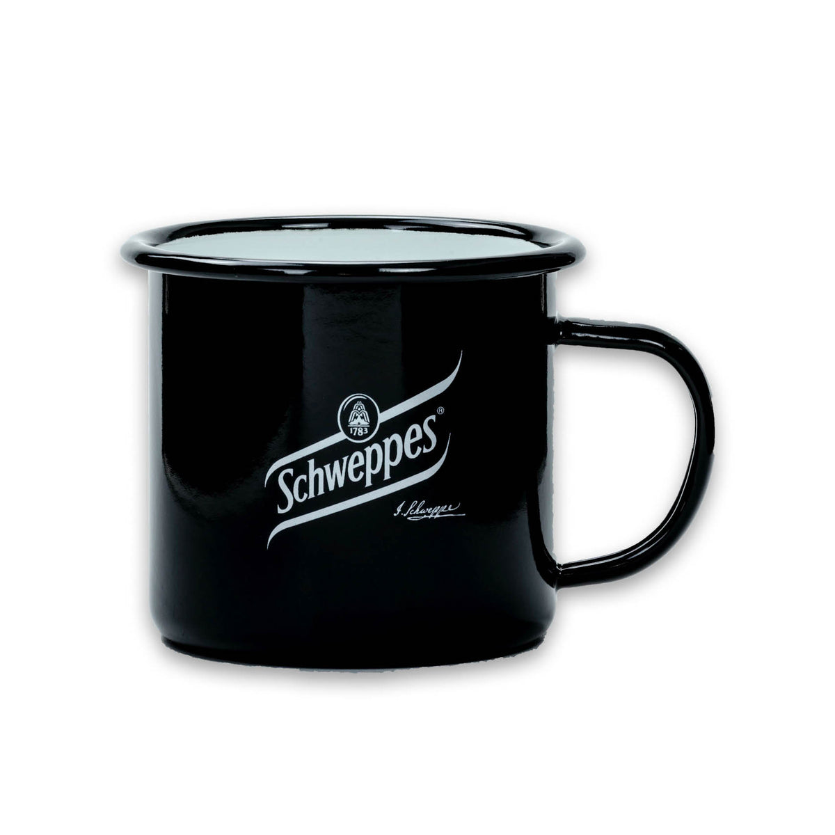 Schweppes Glass Moscow Mule Mug Metal Cup Black Mug